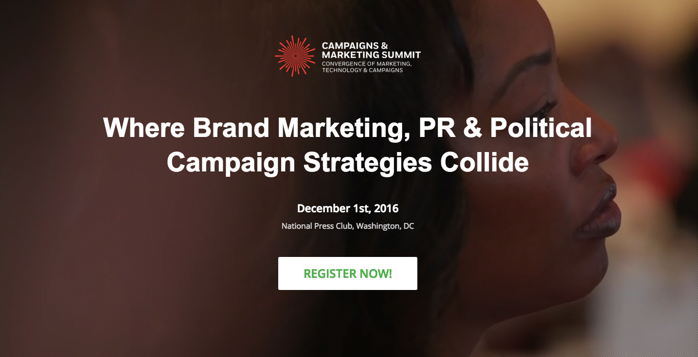 Campaigns and Marketing Summit Set for December 1 in D.C.