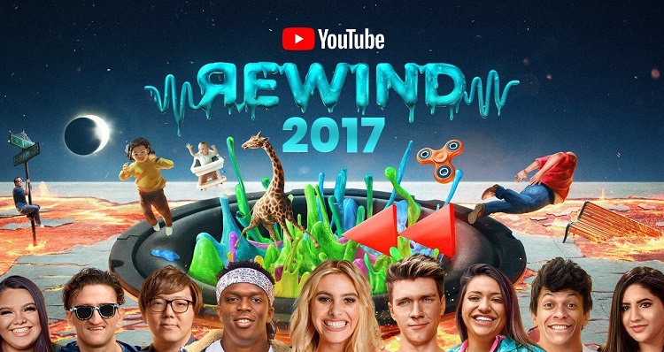 YouTube Releases 2017 Rewind Video Reviewing 2017’s Pop Culture, News and Showbiz Trends