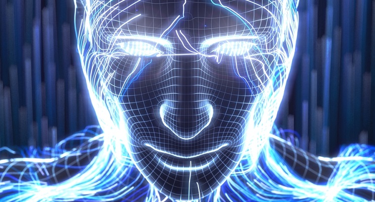 Artificial Intelligence Concept With Virtual Human Avatar. 3d Il