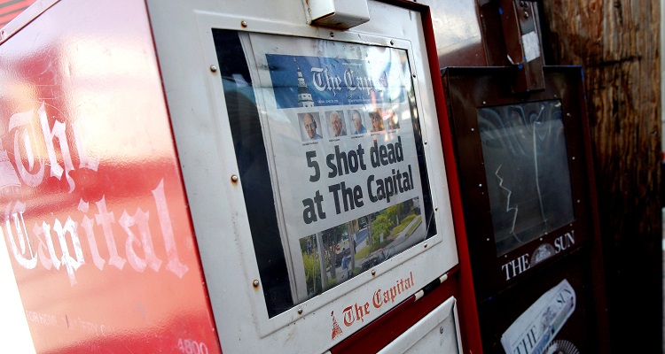 Baltimore Sun Selects Capital Gazette Staff as Marylanders of the Year