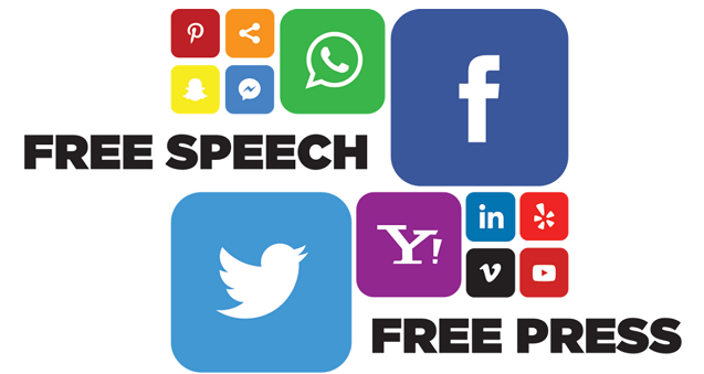social media free speech