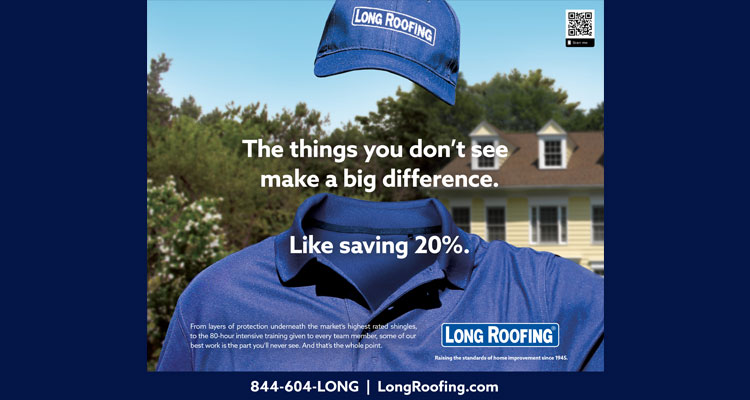 The Invisible Spokesman Appears in Long Roofing Campaign