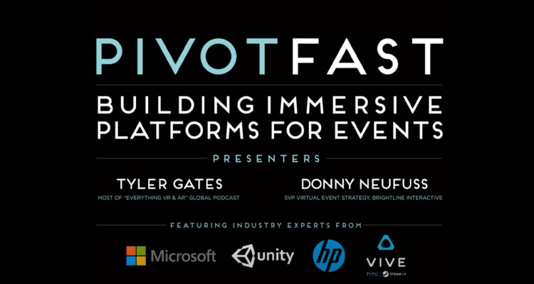 PIVOT FAST: Building Virtual Immersive Events