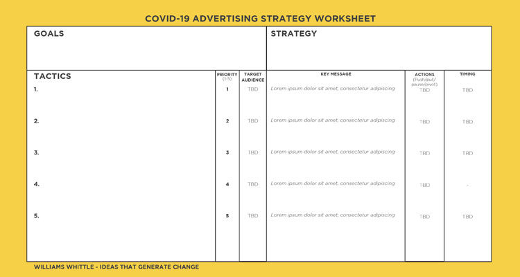 COVID-19 Worksheet