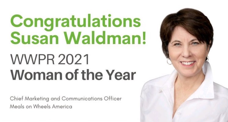 Cspitol Communicator reports that Washington Women in Public Relations named Susan Waldman the 2021 Woman of the Year.