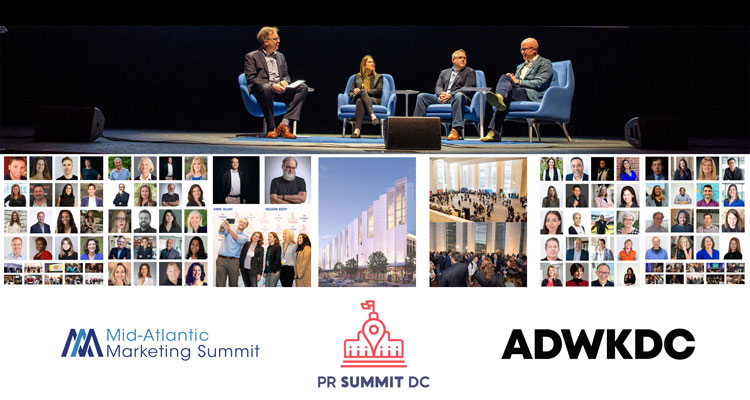 The Mid-Atlantic Marketing Summit, PR Summit DC and ADWKDC are Thursday, November 3