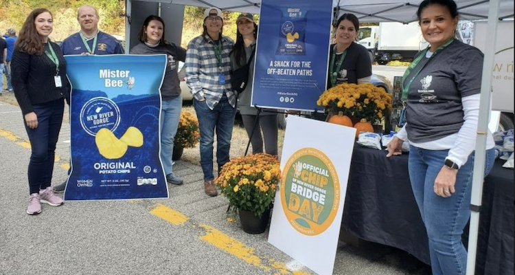 Capitol Communicator reports that Mister Bee Potato Chips unveiled a bag promoting New River Gorge Region designed by the Asher Agency.