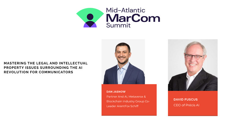 Legal risks of AI to be addressed at the Mid-Atlantic MarCom Summit on Nov 2