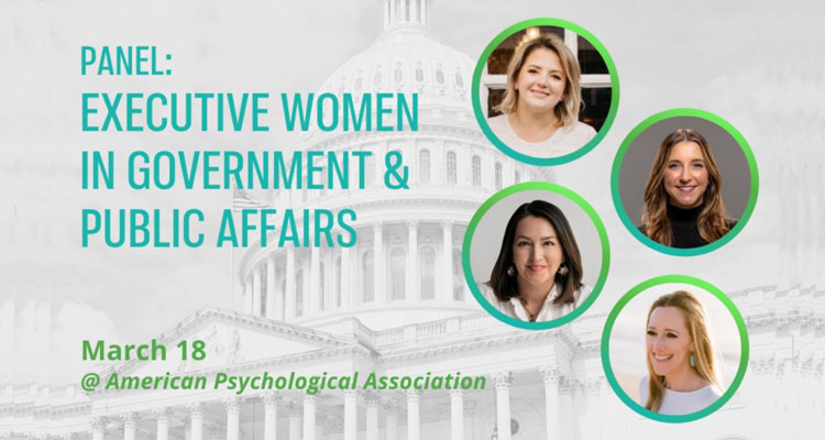 Executive women in government & public affairs panel