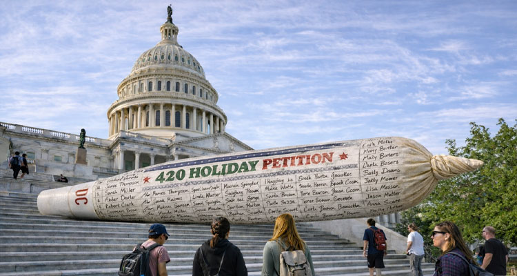 District  Cannabis launches a ridiculously serious campaign to make 4/20 a national holiday
