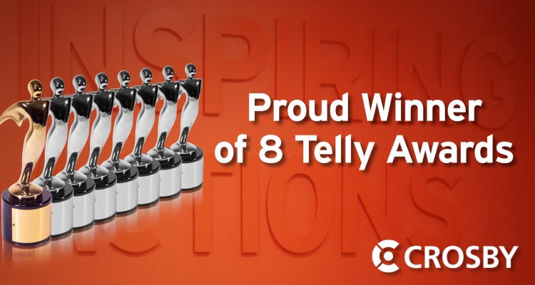Crosby Marketing Communications wins eight Telly Awards for Multimedia Work